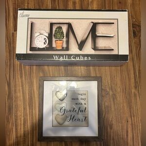 Wall Decor - Sign & Love Shelf